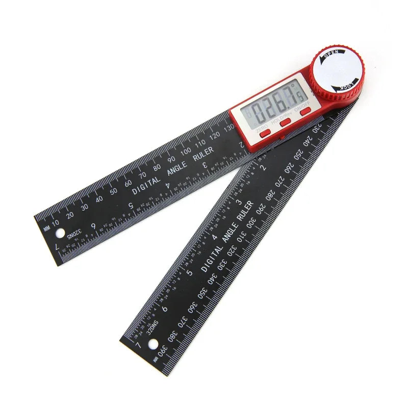Digital Protractor Digital Angle Ruler Metric Goniometer 360 Degree Stainless Steel Right Angle Protractor Measuring Tool Meter